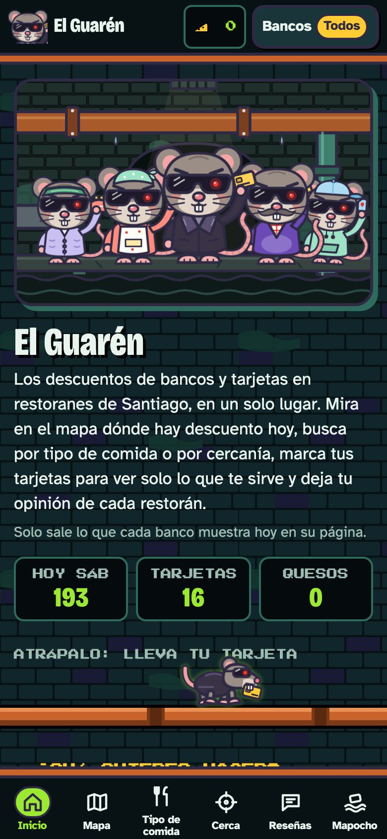 La portada en un teléfono
